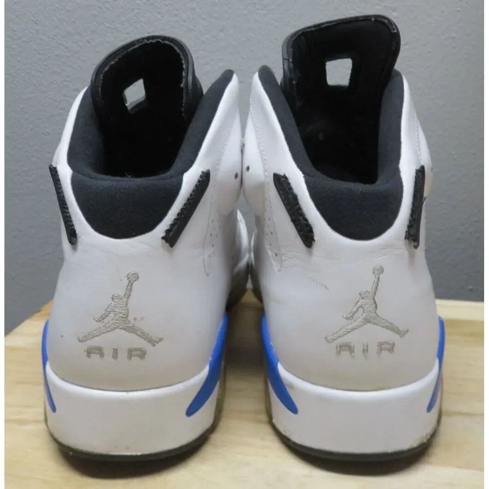 Nike Air Jordan 6 Sport Blue‎ Size 13 Shoes 384664 107 - missing back loops